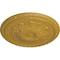 Ekena Millwork Richmond Ceiling Medallion (Fits Canopies up to 2 5/8"), 18"OD x 1 3/8"P, Iridescent Gold CM18RIIGS - alternate 2